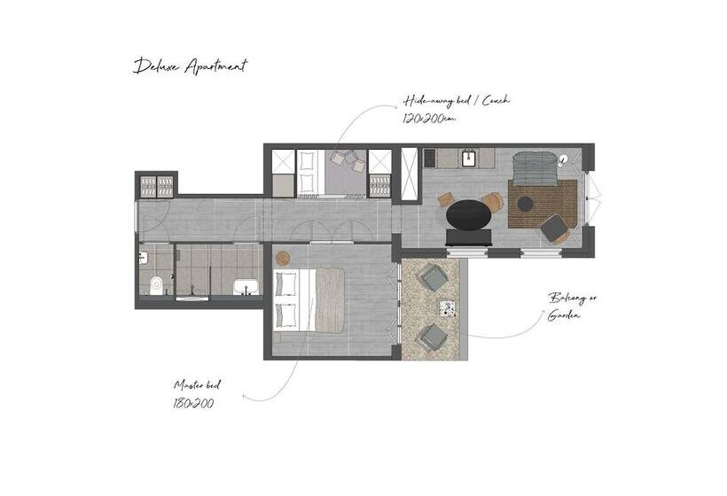 Apartamento Deluxe 1 Dormitório, Boutique Hotel Benedict Noordwijk
