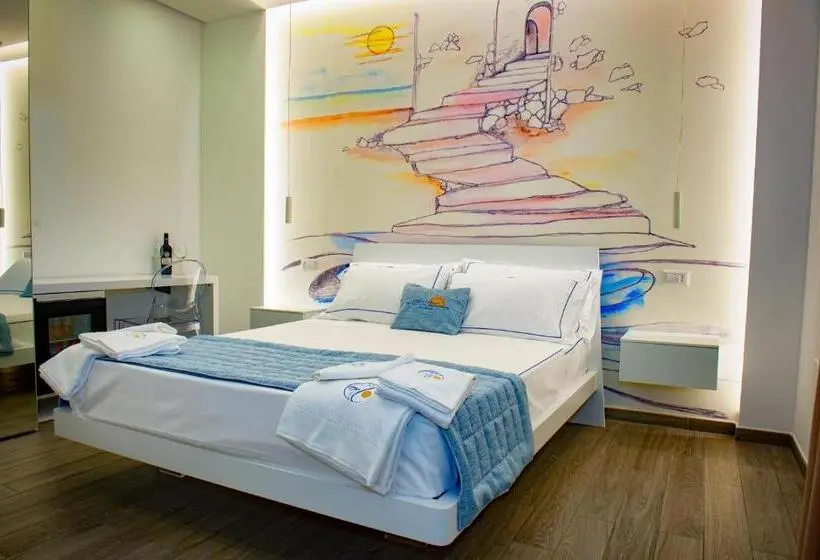 片側に海が見えるデラックスルーム, Mbaccimari B&b