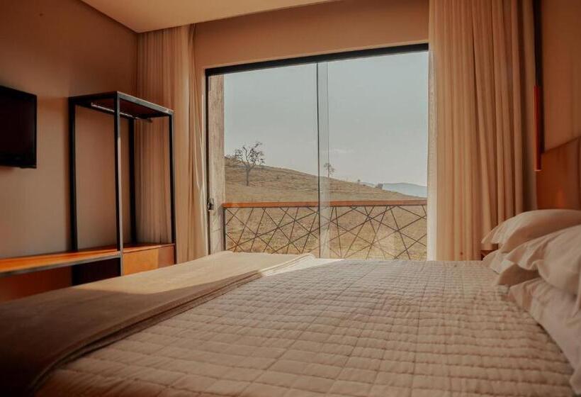 带大床的高级房间, Pousada Quinta Dos Cabeças