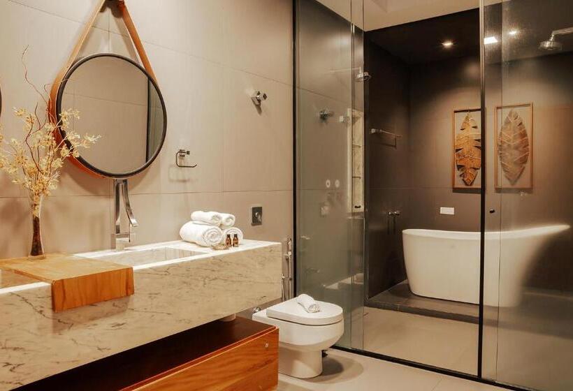 带大床的标准间, Pousada Quinta Dos Cabeças