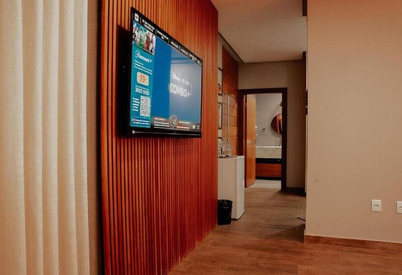 带大床的标准间, Pousada Quinta Dos Cabeças