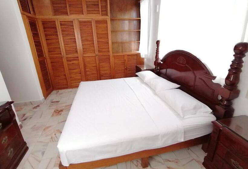 חדר סופריור עם מיטת קינג, Don Luis Hostal   Sucursal Hidalgo   Tecolutla