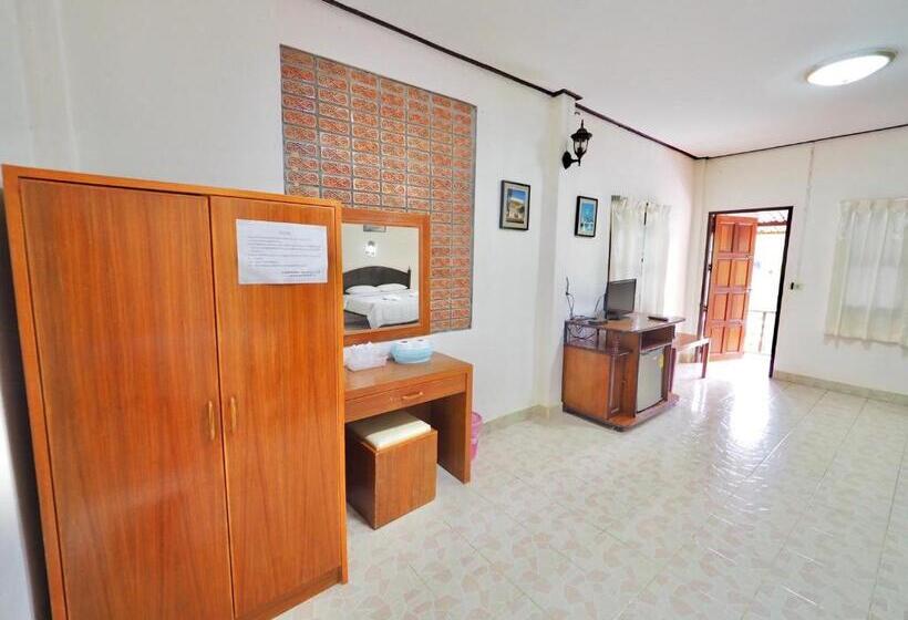 חדר דלוקס עם מרפסת, Baan Pak Rim Kuaen Resort