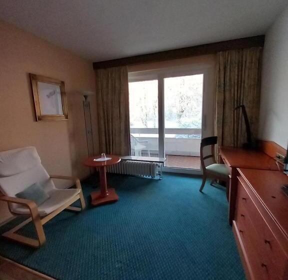 חדר דלוקס עם מרפסת, Parkhotel Keck   Castillo Del Bosque