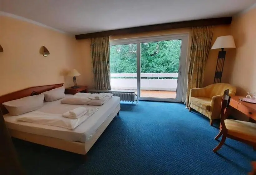 バルコニー付きデラックスルーム, Parkhotel Keck Castillo Del Bosque