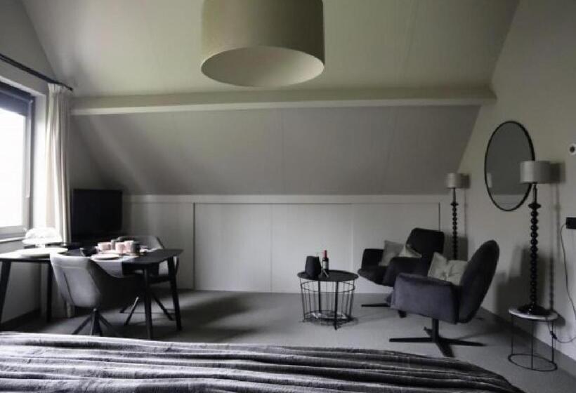 带大床的豪华间, Bed & Breakfast Bennekom