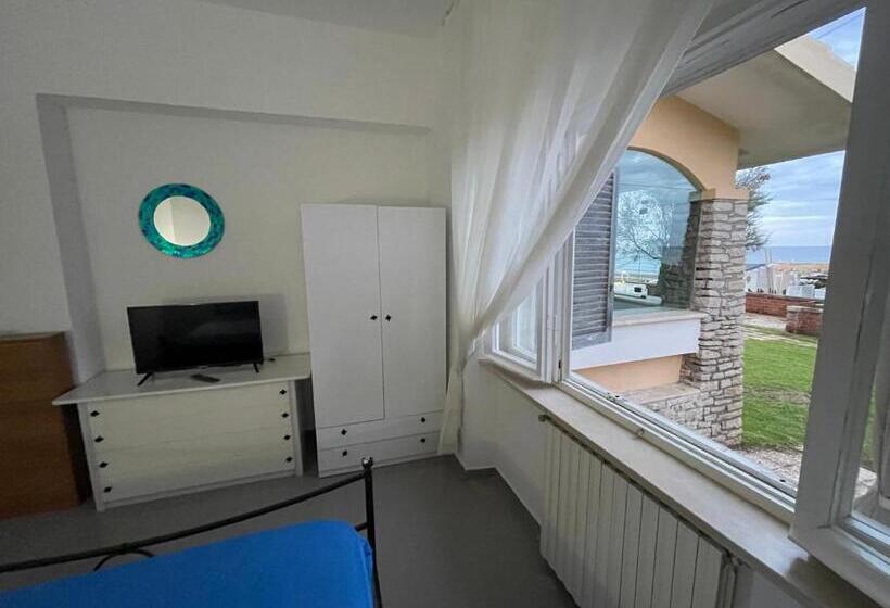 침실 1개 바다 전망 아파트, Villa Paonessa