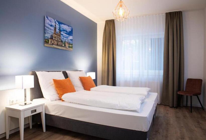 低层单卧公寓, Villa Am Bahnhof In Fulda