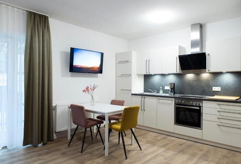 带1个卧室的高级公寓, Villa Am Bahnhof In Fulda