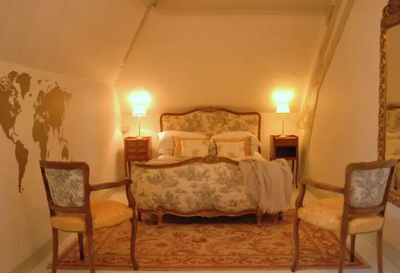 キングサイズベッドのスタンダードルーム, Le Logis D Epargnes B&b And Gite