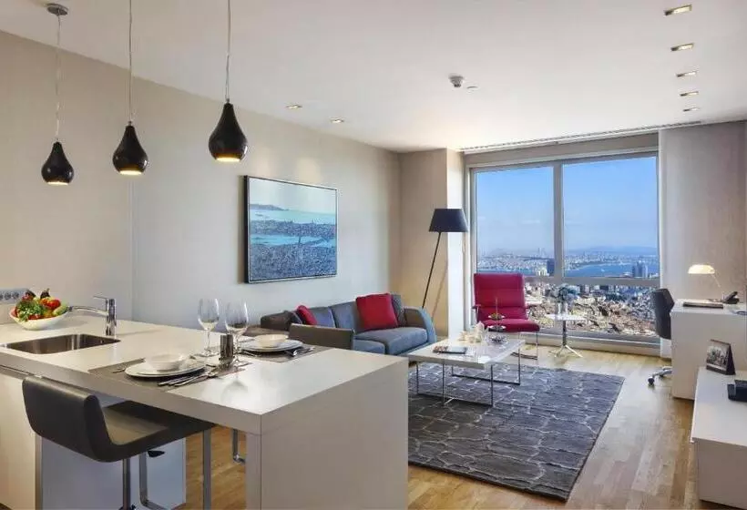 オーシャンビューの１ベッドルームデラックスアパート, Fraser Place Anthill Istanbul