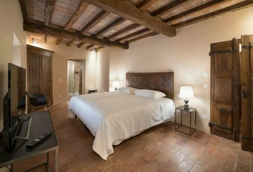 キングサイズベッドのデラックスルーム, Castello Di Viano
