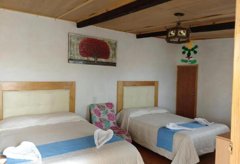 חדר סטנדרט לארבעה, Cabañas Tipo Habitación  El Paraíso De Zacatlán