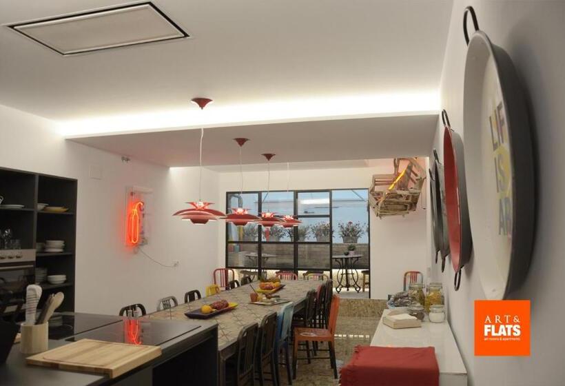 غرفة قياسية ثلاثية حمام مشترك, Art&flats Hostel