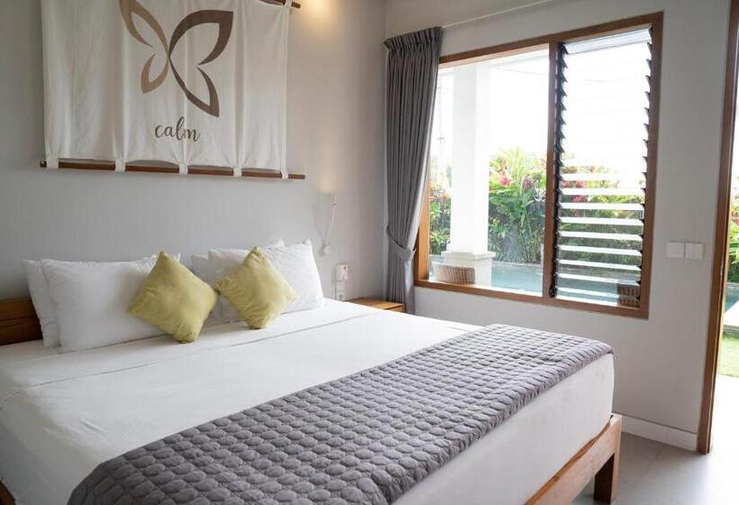 חדר דחוקס עם מיטת קינג, Bali Harmony Retreat