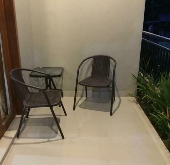 חדר דלוקס עם מרפסת, The Villa S Kubu Sandan