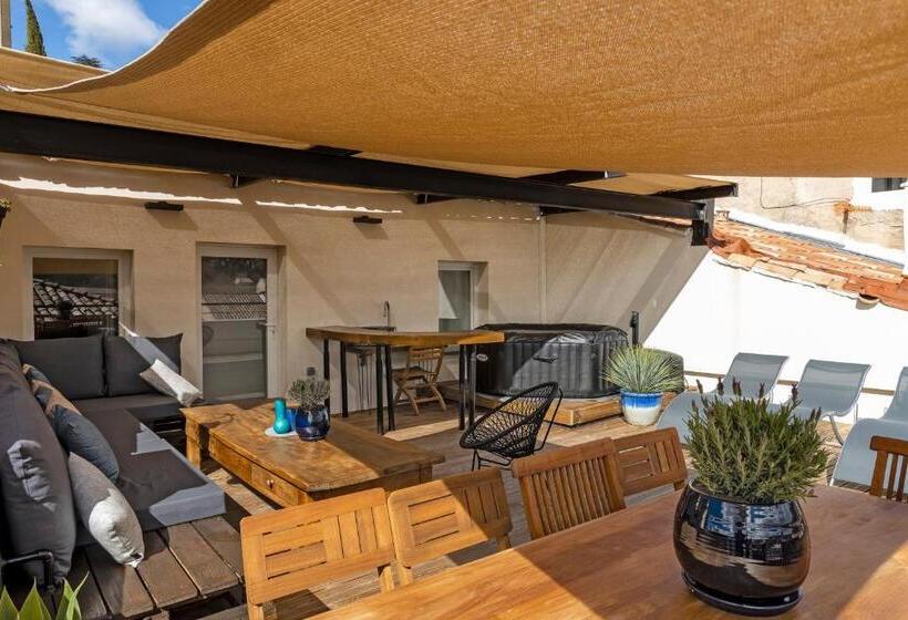 חדר סטנדרט עם טרסה, La Terrasse De Tiss