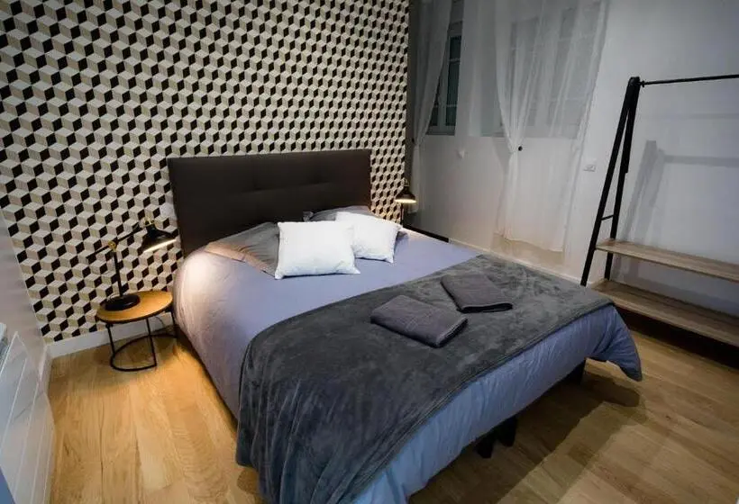 キングサイズベッドのスタンダードルーム, Domaine Du Vendangeoir   Les Chambres