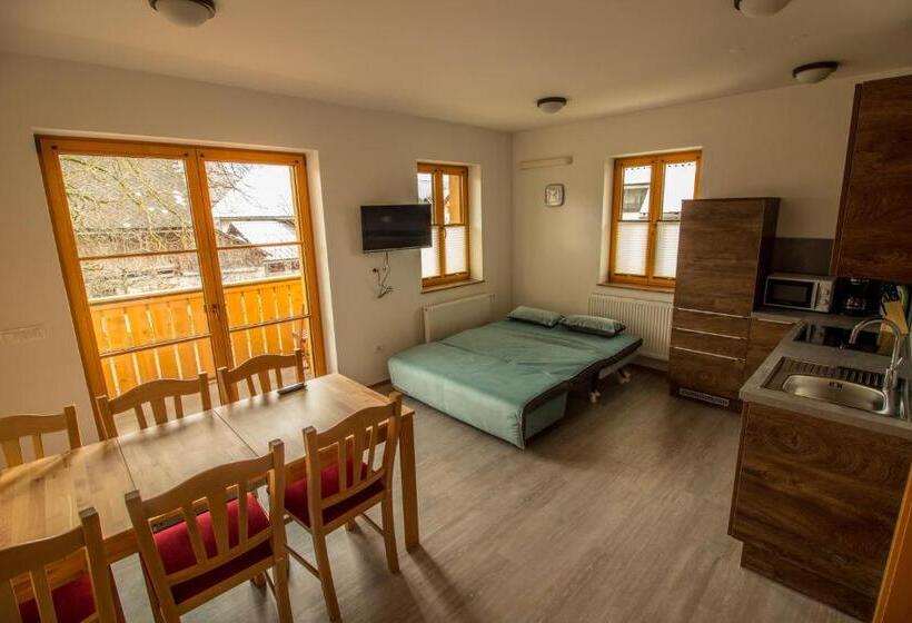 آپارتمان 1 خوابه با چشمانداز, Apartments & Rooms Pr Skalovc