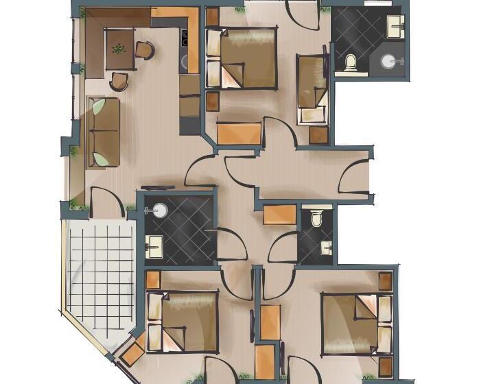 Апартаменты Superior 1 Спальня, Waidmannsruh Appartements