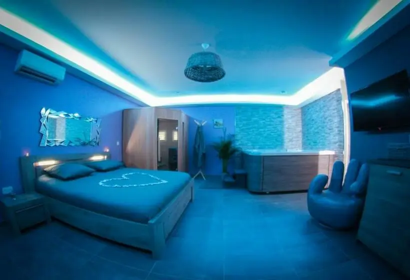 １ベッドルームのスーペリアアパートメント, Nuit Vip Spa Sauna Privatif
