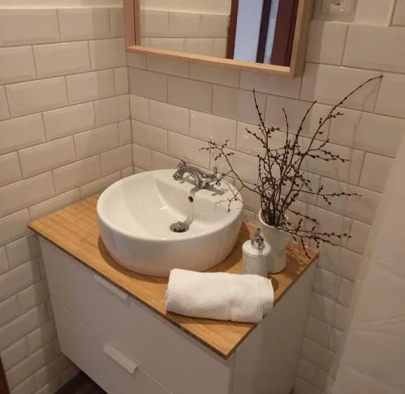 バルコニー付きデラックスルーム, Apartment Strandkorb