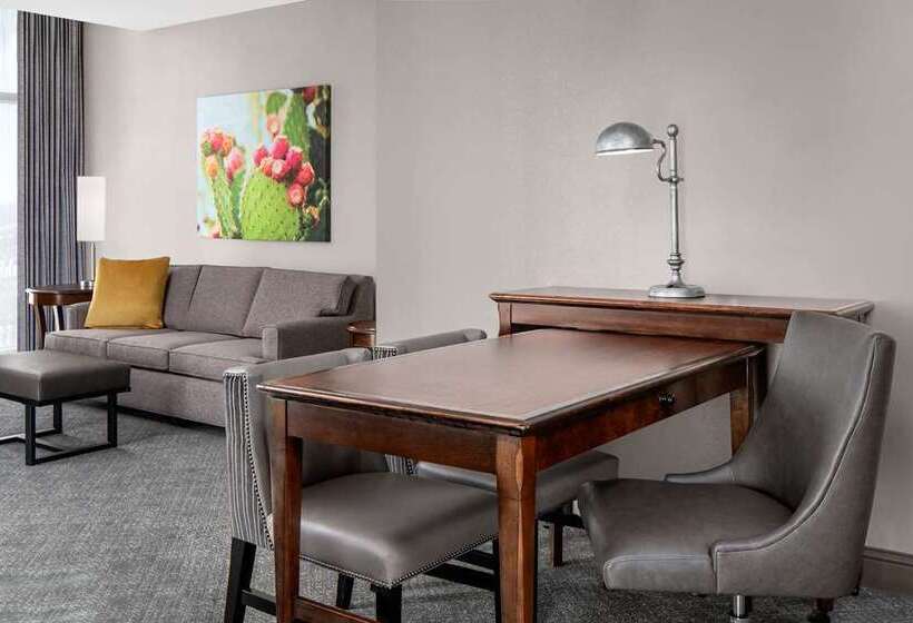 Suite Llit King, Embassy Suites San Antonio Riverwalk Downtown