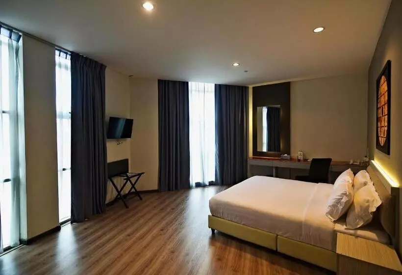 Deluxe-huone King-vuode Kaupunkinäkymä, Abell Hotel Kuching