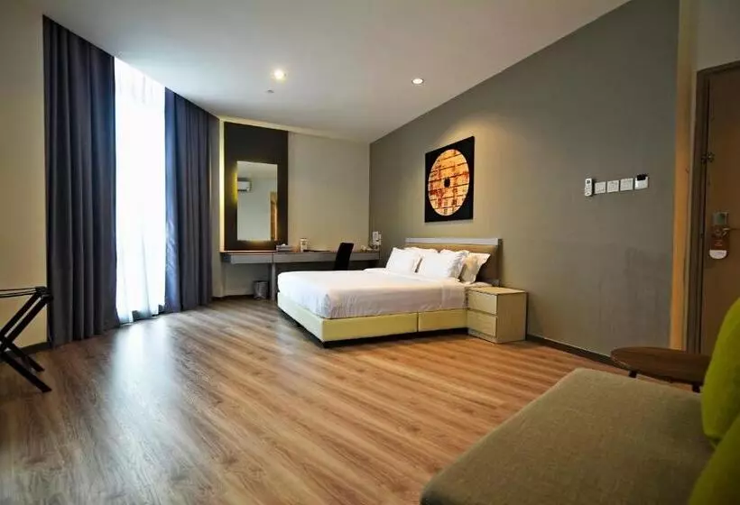 Deluxe-huone King-vuode Kaupunkinäkymä, Abell Hotel Kuching