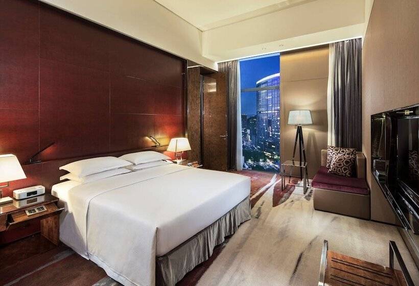 اتاق لوکس با تخت بزرگ, Hilton Guangzhou Tianhe