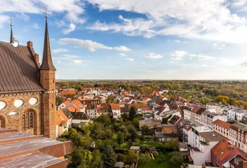 テラス付き１ベッドルームアパートメント, Appartment Ferienwohnung Mit Großer Terrasse Ohlerich Speicher Wismar