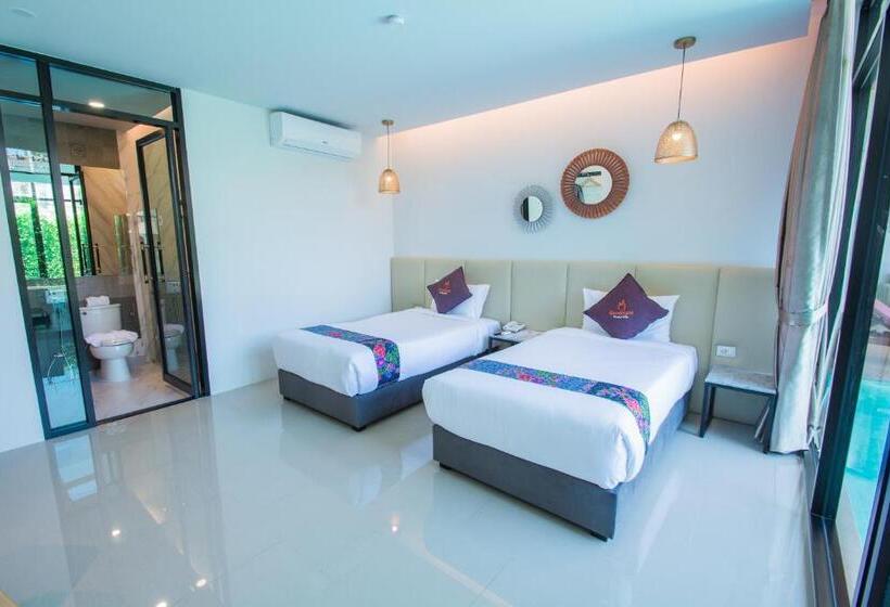 ویلای 4 خوابه, Good Night Pool Villa Phuket Sha Plus