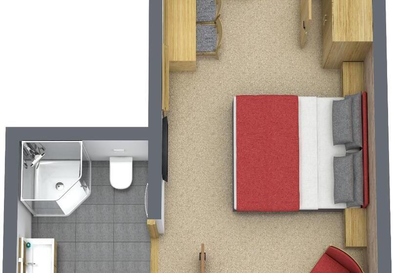 Номер Стандарт Вид на Горы, Landgasthof Adler