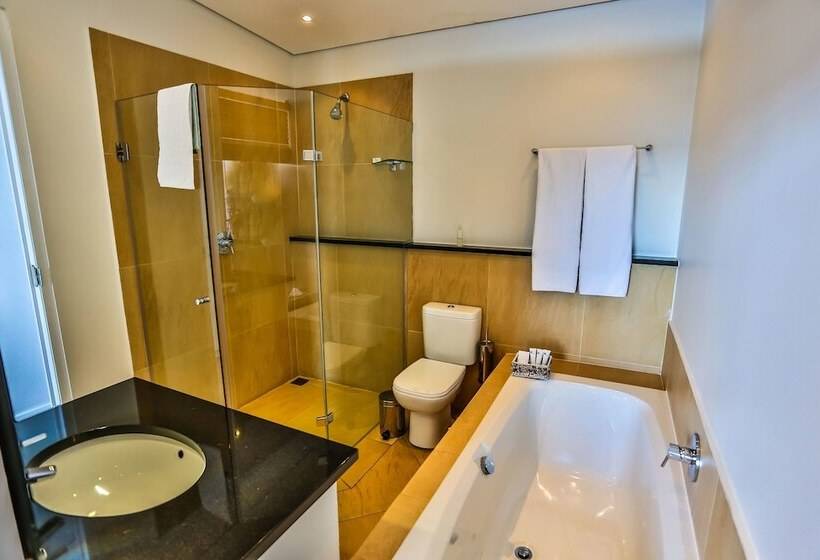 חדר סטנדרט עם מרפסת ונוף לגינה, Canelands Beach Club