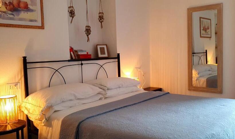 اتاق لوکس با بالکن و چشمانداز دریا, Arbanella