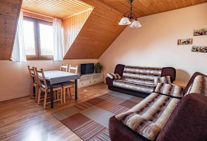 침실 1개 전망 아파트, Apartmány V Müllerovom Dome