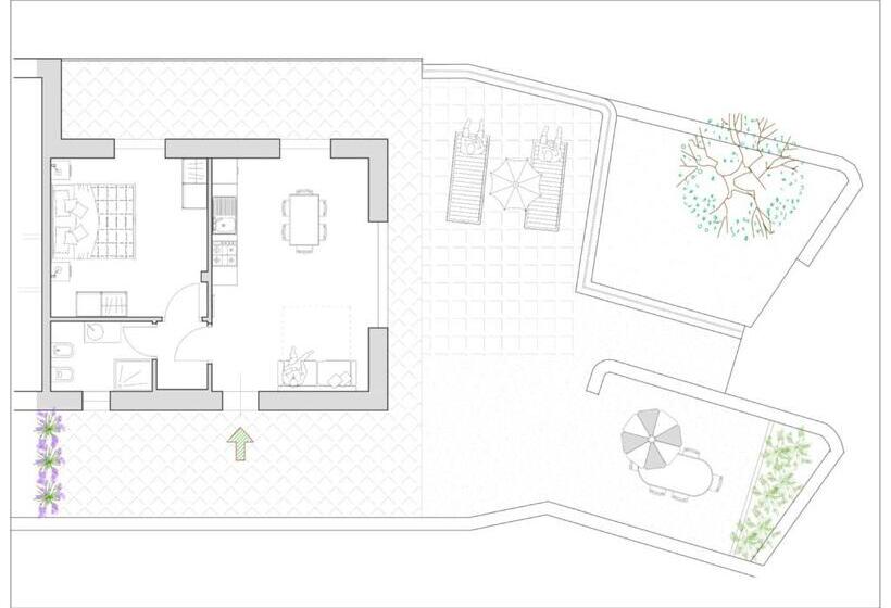 דירת חדר סופריור, A Baracca Du Pei