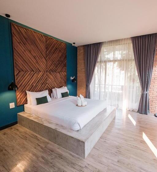 キングサイズベッドのスタンダードルーム, Casa Foresta Nan