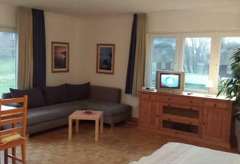 庭の見える１ベッドルームアパートメント, Landhaus Leuchtfeuer Nordseeinsel Pellworm
