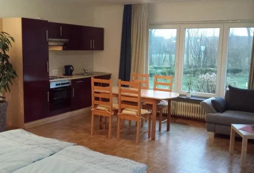 庭の見える１ベッドルームアパートメント, Landhaus Leuchtfeuer Nordseeinsel Pellworm