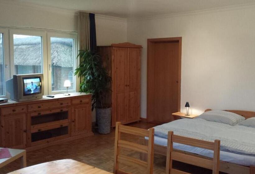 Апартаменты 1 Спальня Вид на Сад, Landhaus Leuchtfeuer Nordseeinsel Pellworm