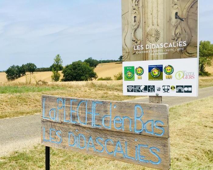 شقة غرفتين, Les Didascalies