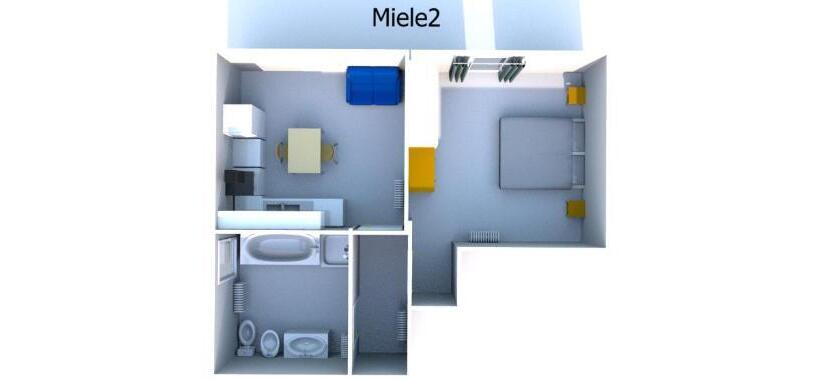 דירת חדר, B&b Miele