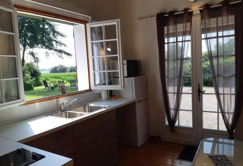 חדר סטנדרט נוף לגינה, Le Moulin De Saubrigues