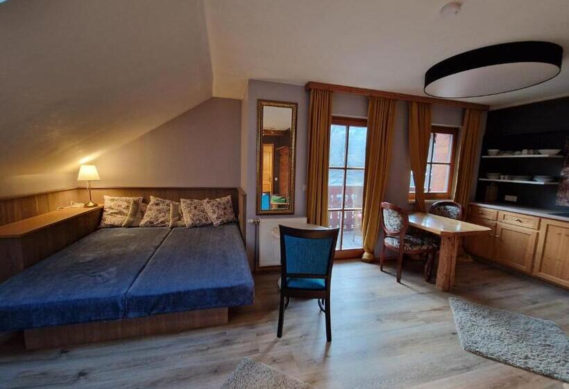 带1个卧室的带阳台的公寓, Haslaustube