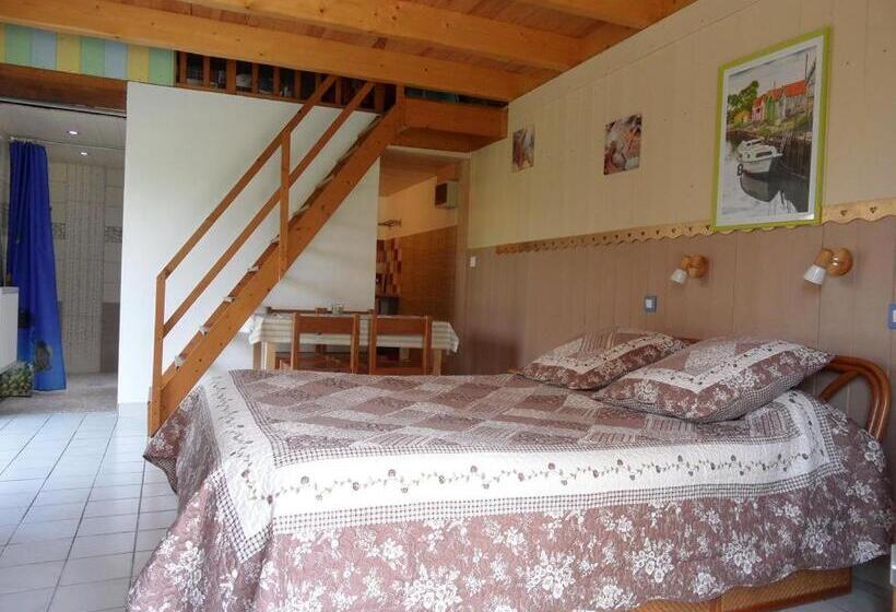 家庭房带园景, Au Jardin Près De L Ocean