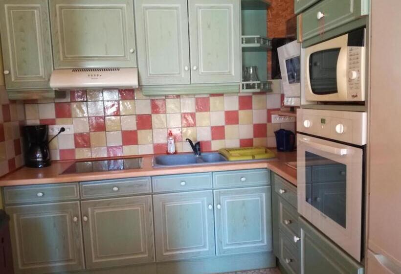 带1个卧室带花园景观的公寓, Au Jardin Près De L Ocean