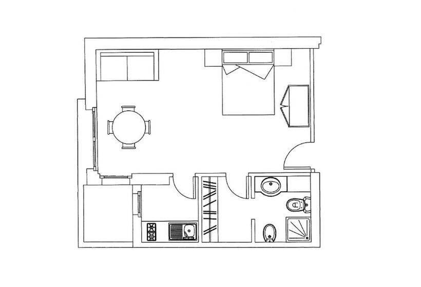 Standard studio with lake view, Torbole Apart
