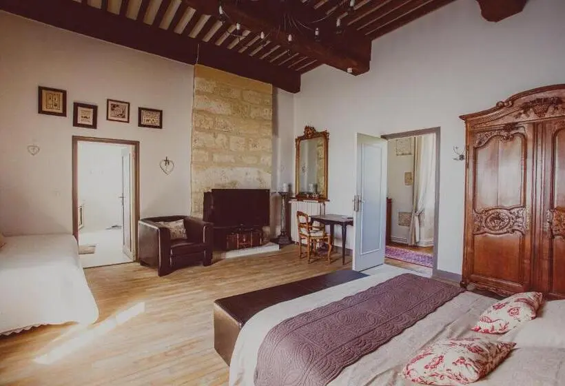 キングサイズベッドのデラックスルーム, Chambre D Hôtes Au Jardin De La Bachellerie