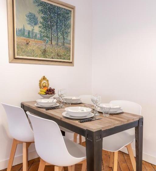 Апартаменты 1 Спальня Нижний Этаж, Townhouse Trouville   Appart Hotel & Studios